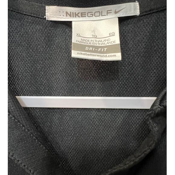 Unisex Nike Golf Dri-FIT Size XL Momentum BMW Black Embroidered Polo Shirt Crew - Picture 4 of 5